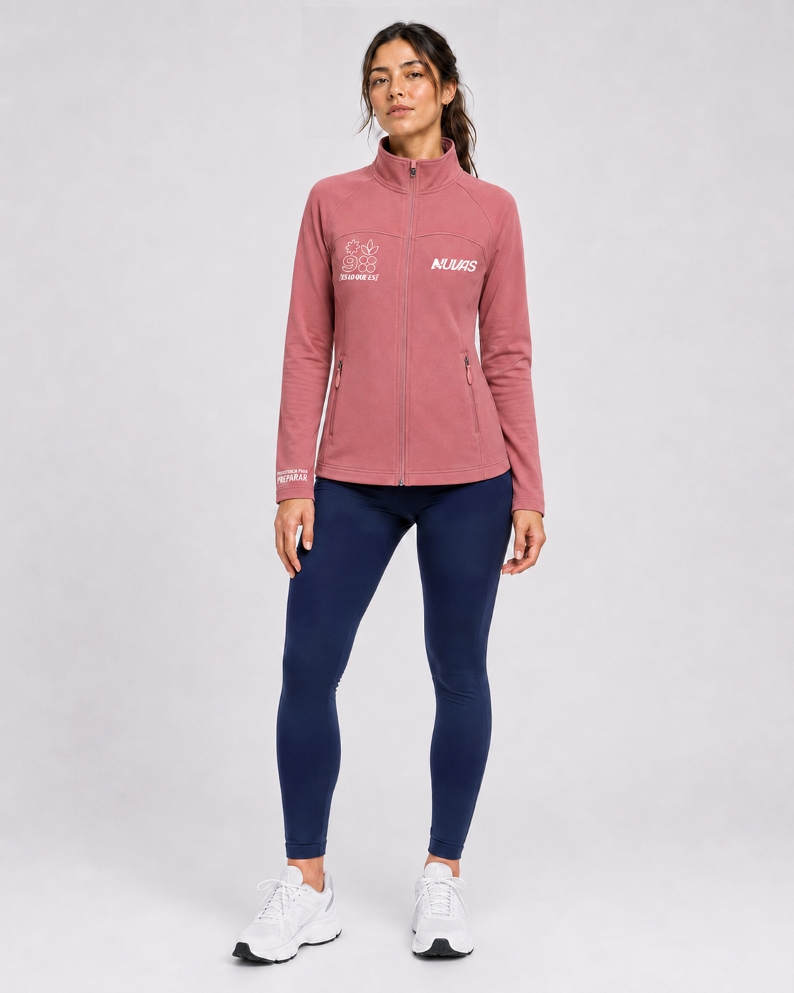 NUVAS Pink Yoga Jacket Deep Lilac