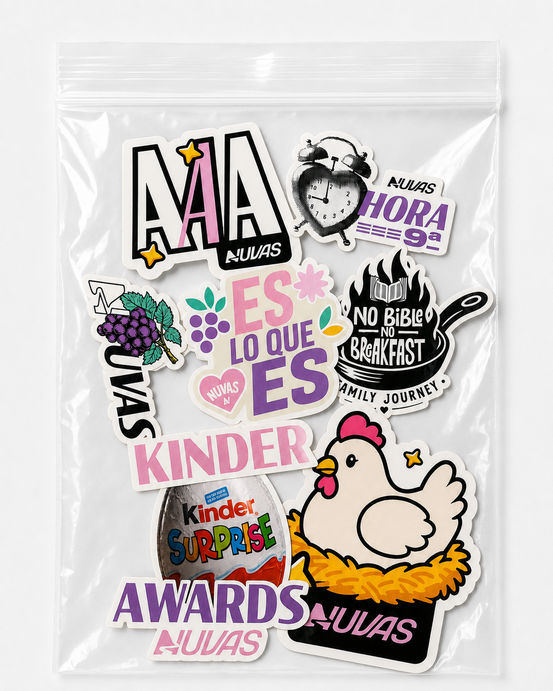 NUVAS STICKER PACK WITH 7
