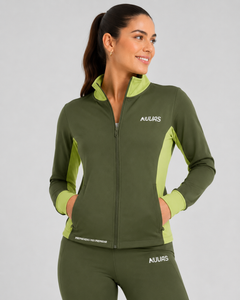 NUVAS LIME LEGGINGS and YOGA LIME JACKET