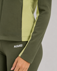 NUVAS LIME LEGGINGS and YOGA LIME JACKET
