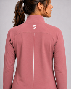 NUVAS Pink Yoga Jacket Deep Lilac