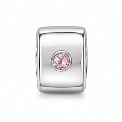 NUVAS Charm Clip Pink Stone
